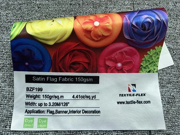Satin Flag Fabric x Satin Flag Fabric x